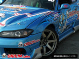 Origin Lab Front Fenders +40mm Single Duct for Nissan Silvia S15