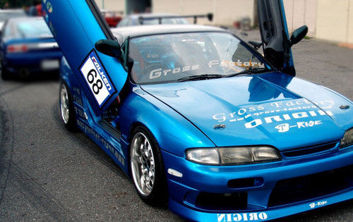 Origin Lab S14 Zenki Front Fenders - Single Vent (20mm) for