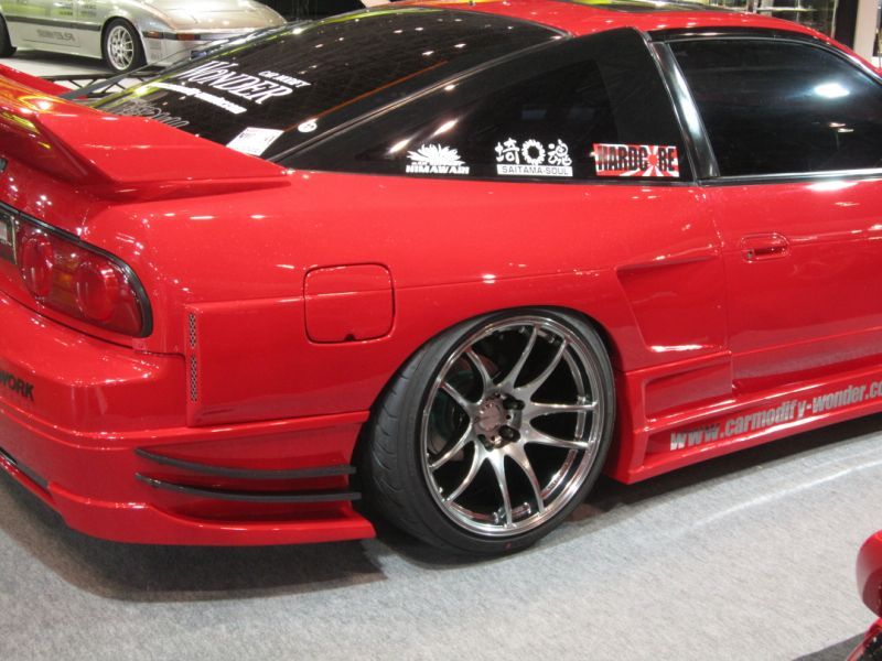 Car Modify Wonder Glare Rear Over Fenders +50mm for Nissan 180sx