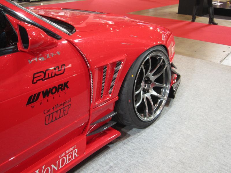 Car Modify Wonder Glare Front Fenders +50mm for Nissan 180sx