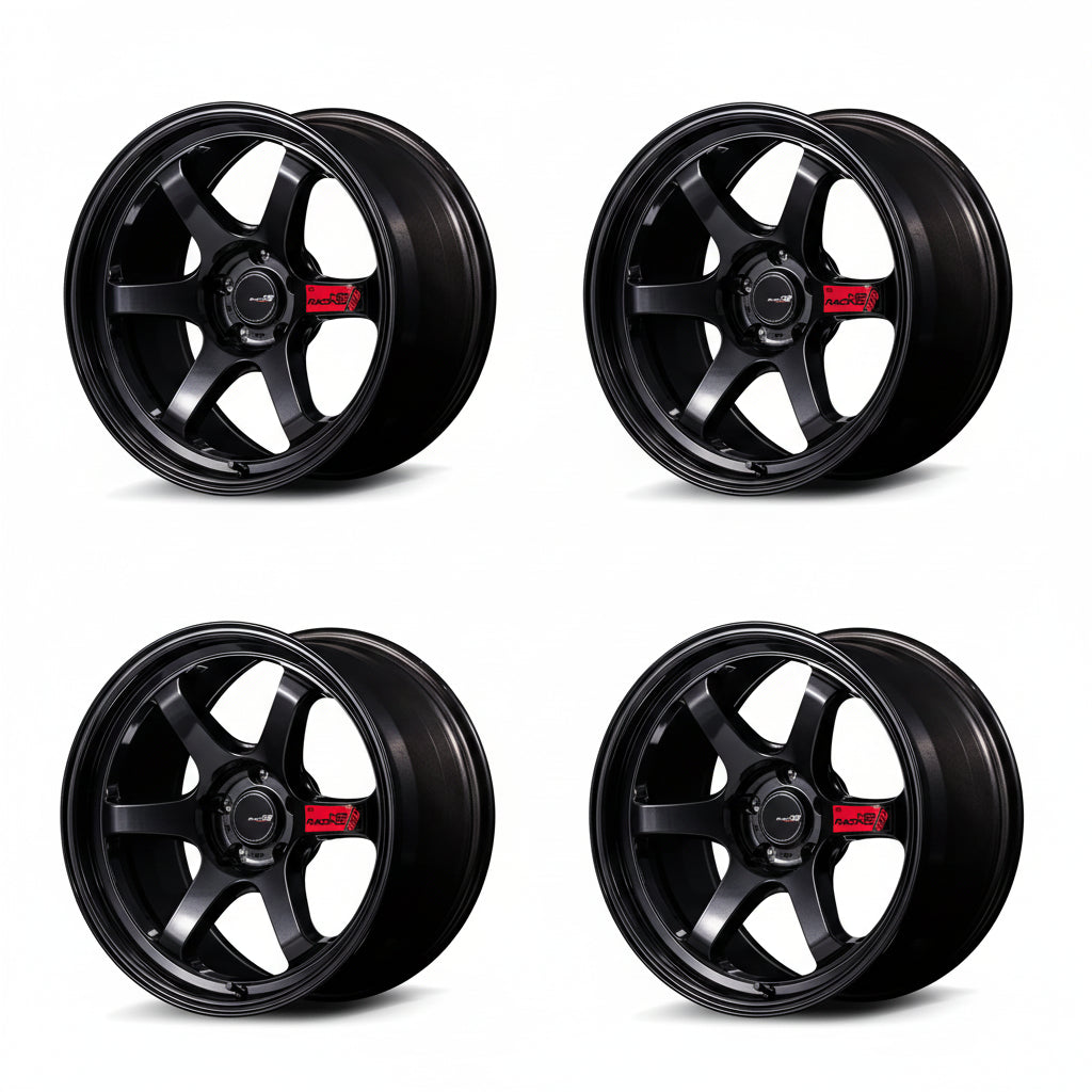 Rays | MID RACING R06 Crystal Black | 5X114.3 | 17X7.5 +44 (Set