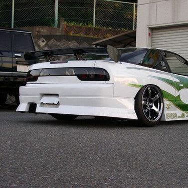 URAS | Type-4 Rear Bumper for Nissan 180SX (240SX S13 Hatch