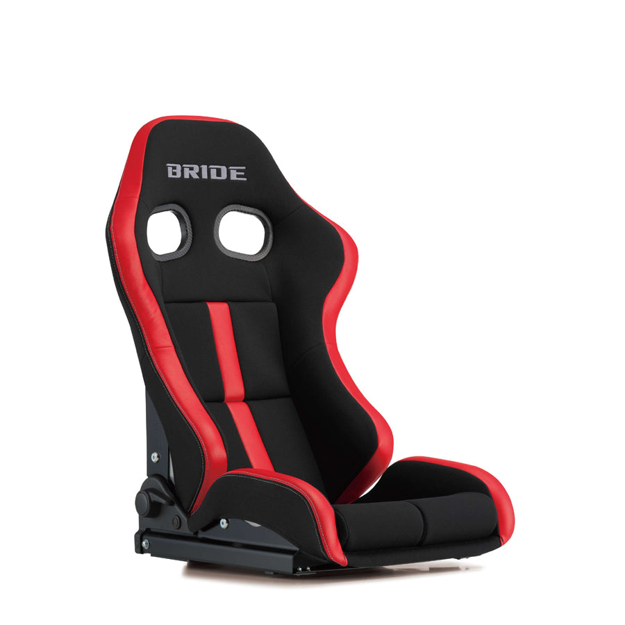 Bride Stradia III EVO-S Reclining Seat - Black & Red / FRP Shell