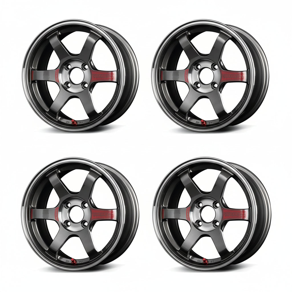 Rays | Volk TE37 Sonic SL Pressed Graphite | 4X100| 16x6.5 +37