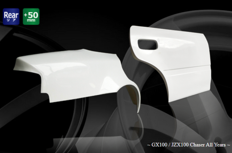 Origin Lab Rear Over Fenders +50mm for Toyota Chaser (96-01 JZX100 Origin Lab Rear Over Fenders +50mm for Toyota Chaser (96-01 JZX100