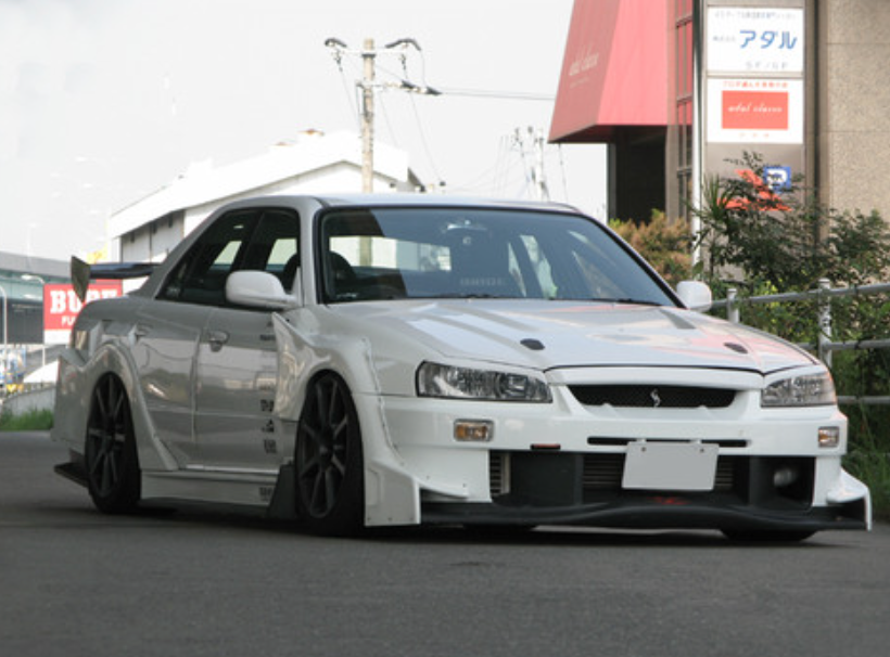 URAS GT 8-Piece Fender Kit for Nissan R34 Skyline – Parts