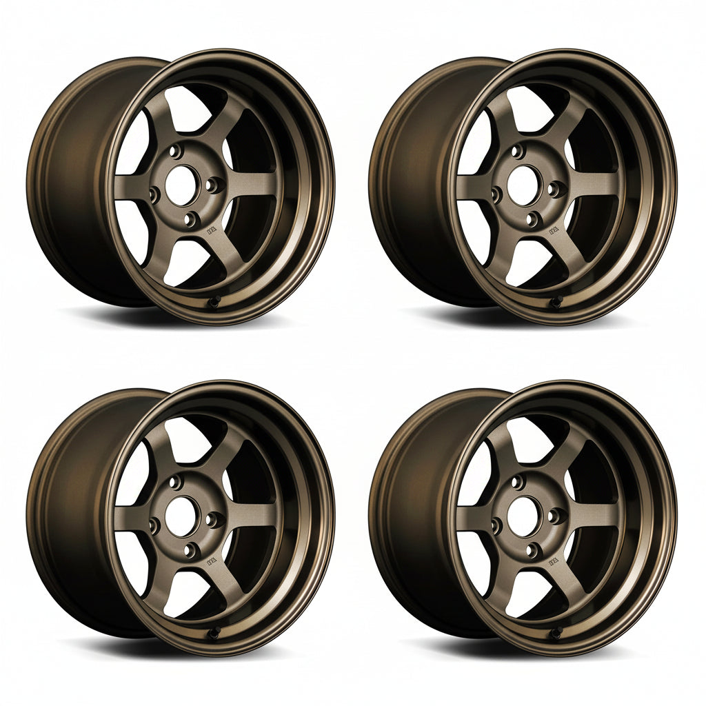 RAYS TE37 15インチ 5H114.3 VOLKRACINGブロンズ4本 Rays | Volk TE37V Bronze | 4X114.3| 15x8.5 +5 (Set) – Parts From Japan