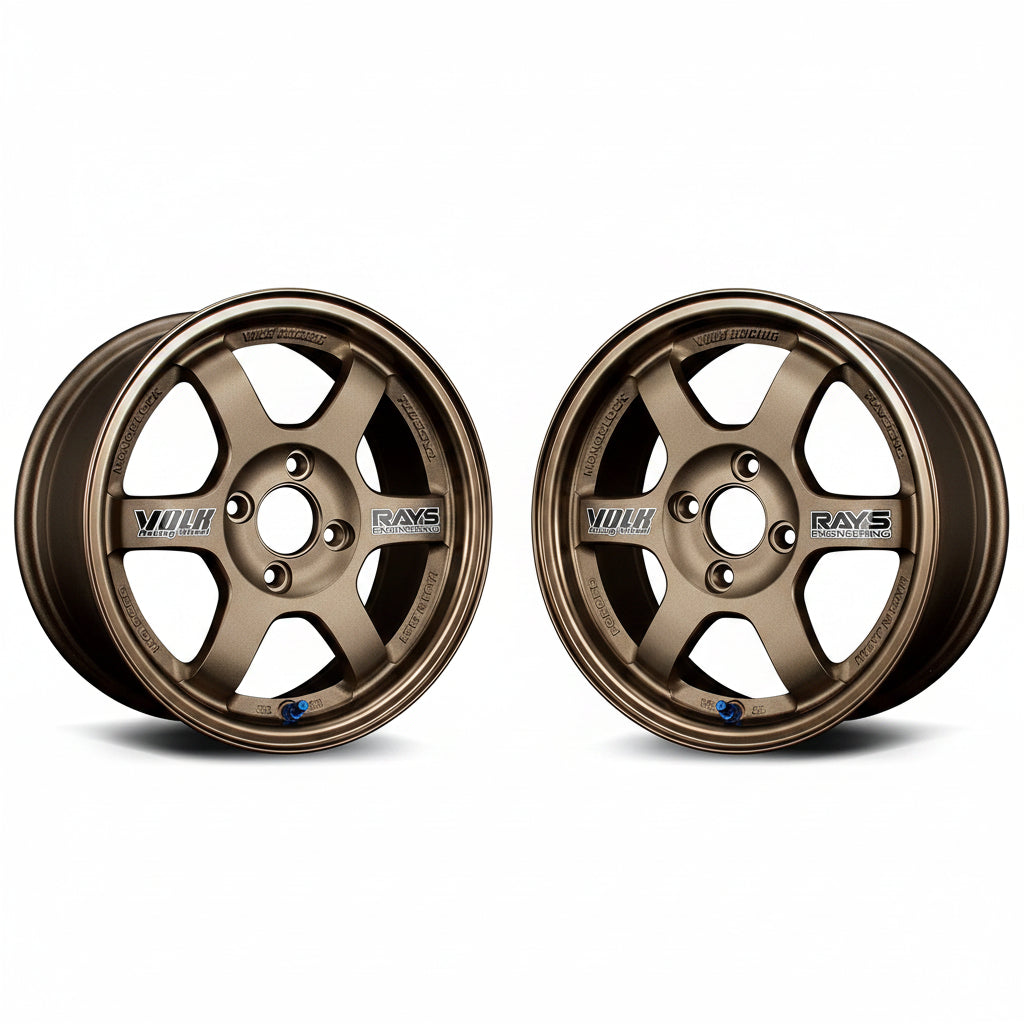 Rays | Volk TE37 Bronze | 4X100| 14x6.0 +38 (Pair) – Parts From Japan