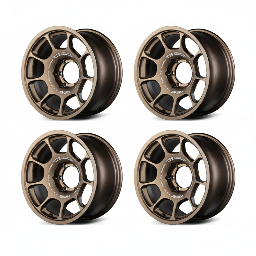 ろっく Rays | Volk ZE40X Bronze | 6X139.7| 17x8.5 +0 (Set) – Parts From Japan