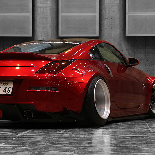 Spirit Rei | KAEN Wide Rear Fenders +85mm for Nissan 350Z Z33