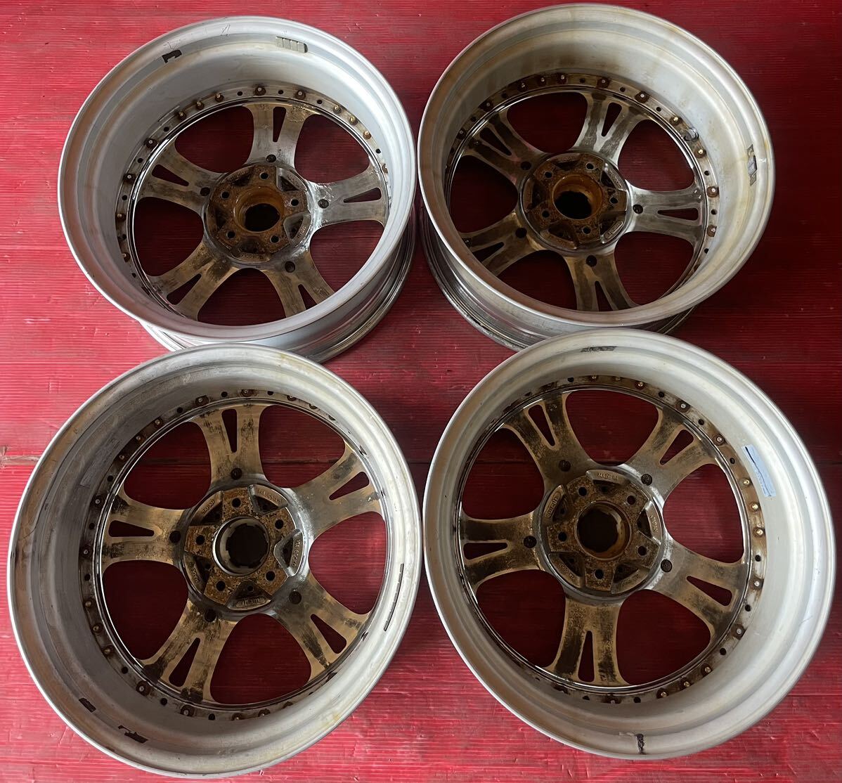 りーすけ　Weds Kranze Cerberus3 Weds Kranze Cerberus 1 PAIR (2) 5x114.3 19x8.5+18 – Parts