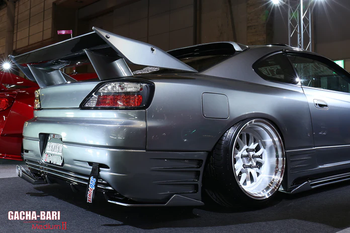 326POWER Gachabari Medium 2 Rear Fenders 55mm for Nissan S15 326POWER Gachabari Medium 2 Rear Fenders 55mm for Nissan S15