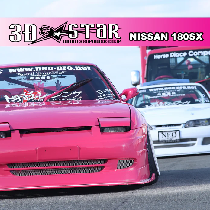 326POWER 3D STAR Body Kit for Nissan 180sx – Parts From Japan