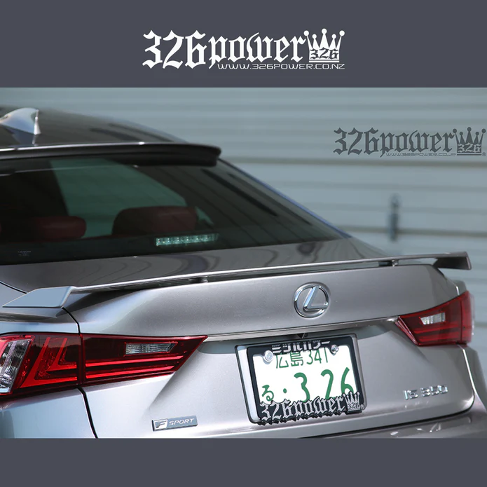 326POWER 3D STAR Trunk Wing for Lexus IS250/IS300h/IS350 – Parts