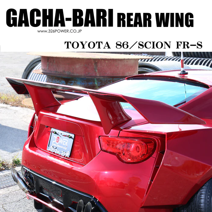 ブレス羽 326POWER Gachabari Trunk Wing for Toyota 86/BRZ/FRS – Parts From Japan