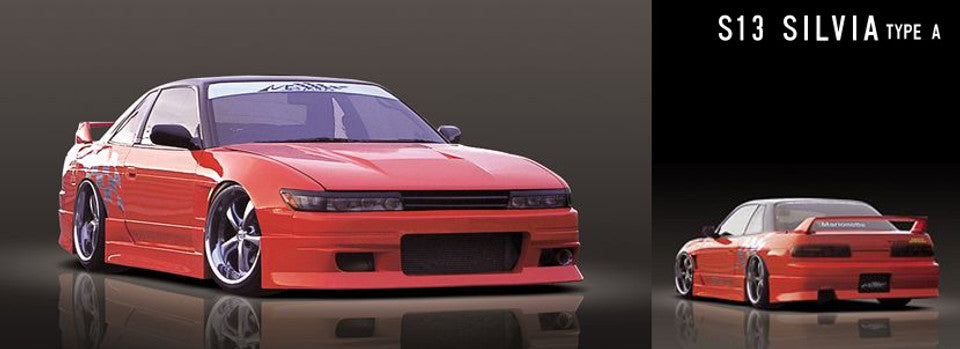 muscle　machine　s13 M-Sports Type A Body Kit for Nissan Silvia S13 – Parts From