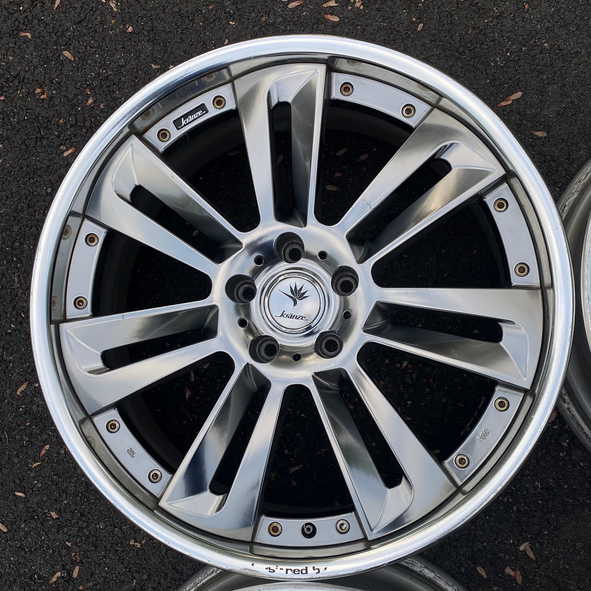 ウェッズ Kranze GLOSSA　3本 Weds Glossa 5x114.3 20x8.5 +44