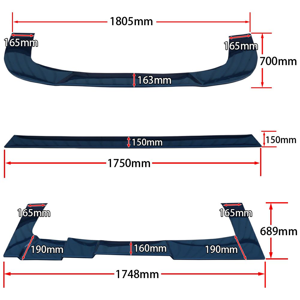 Origin Lab | Racing Line Under Panel for Nissan 180SX (240SX S13 Hatch) | Type 1