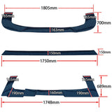 Origin Lab | Racing Line Under Panel for Nissan 180SX (240SX S13 Hatch) | Type 1