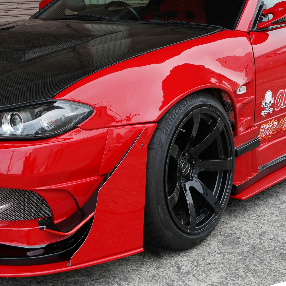 Origin Lab | Front Fenders Type 4 +75mm for Nissan Silvia S15