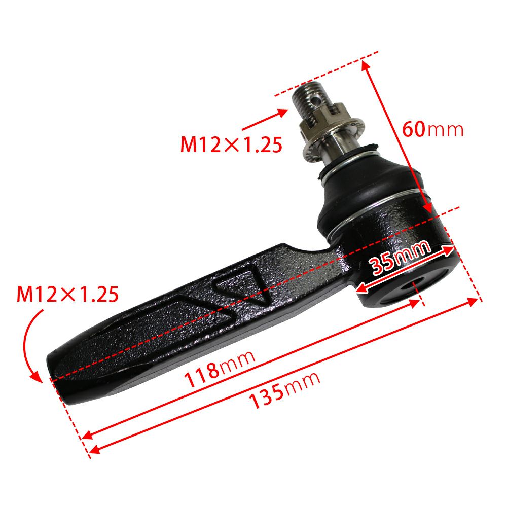 Origin Lab | +25mm HIGH ANGLE Outer Tie Rod End for Nissan Silvia S13 / 180SX (S13 Hatch) / R32