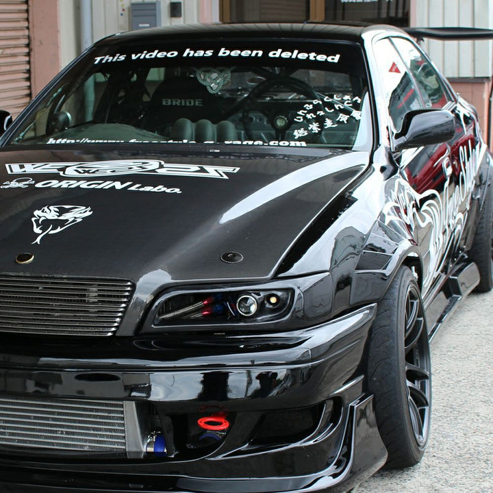 Origin Lab | Front Fenders All Year Shark Era +55mm for Toyota JZX100 Chaser