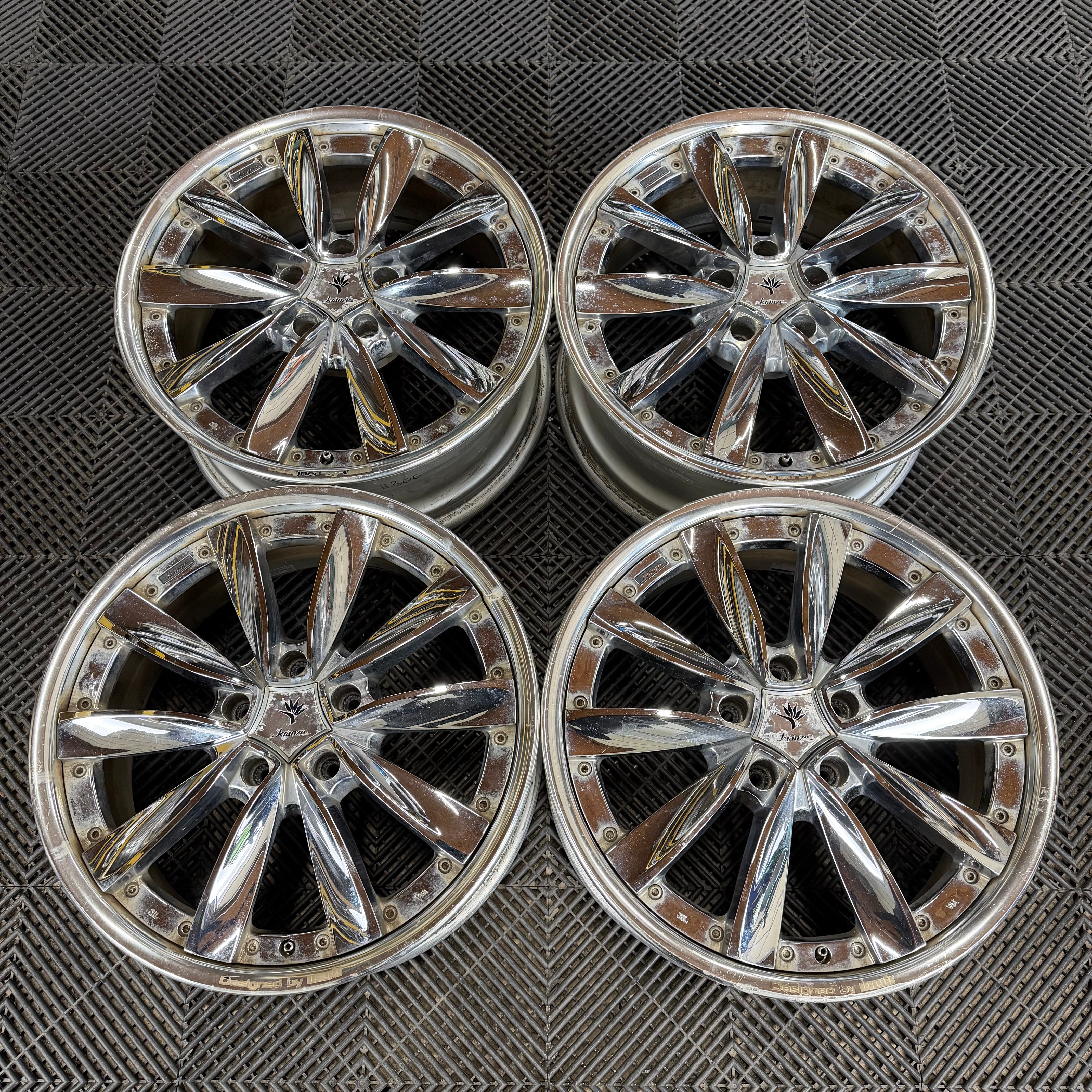 【極美品】Weds Kranze Chrishna 20インチ Weds Kranze Chrishna | 5x114.3 | 18x8+42 – Parts From Japan