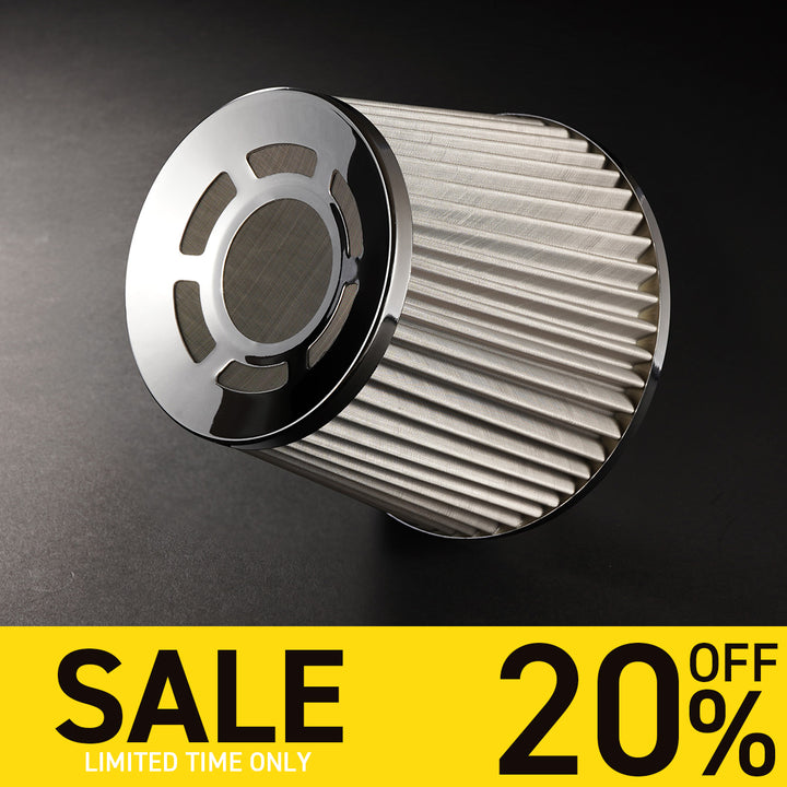 D-MAX | MAX POWER Stainless Steel Air Filter - 80mm