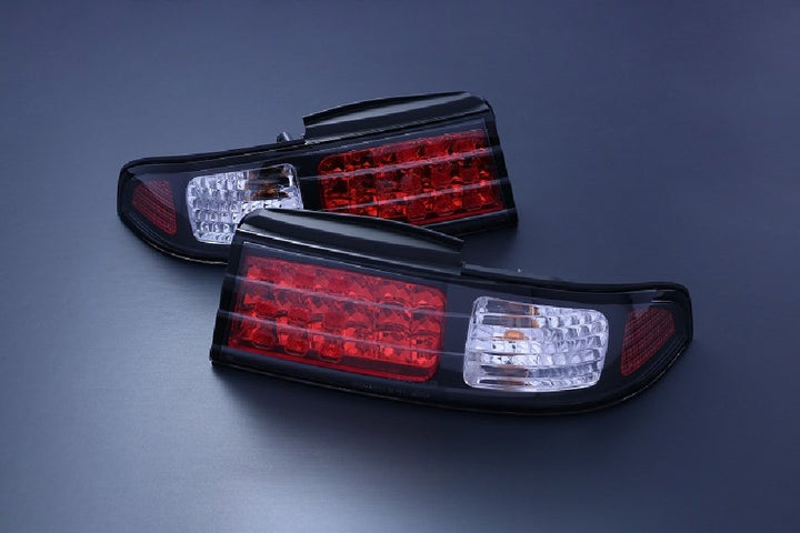 D-MAX | 3-Piece LED Taillight Set Black for Nissan Silvia S14 (240SX)