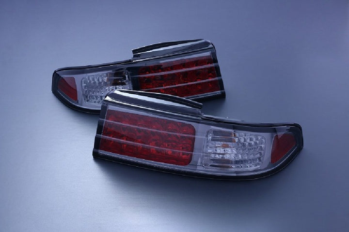 D-MAX | 3-Piece LED Taillight Set Smoke for Nissan Silvia S14 (240SX)