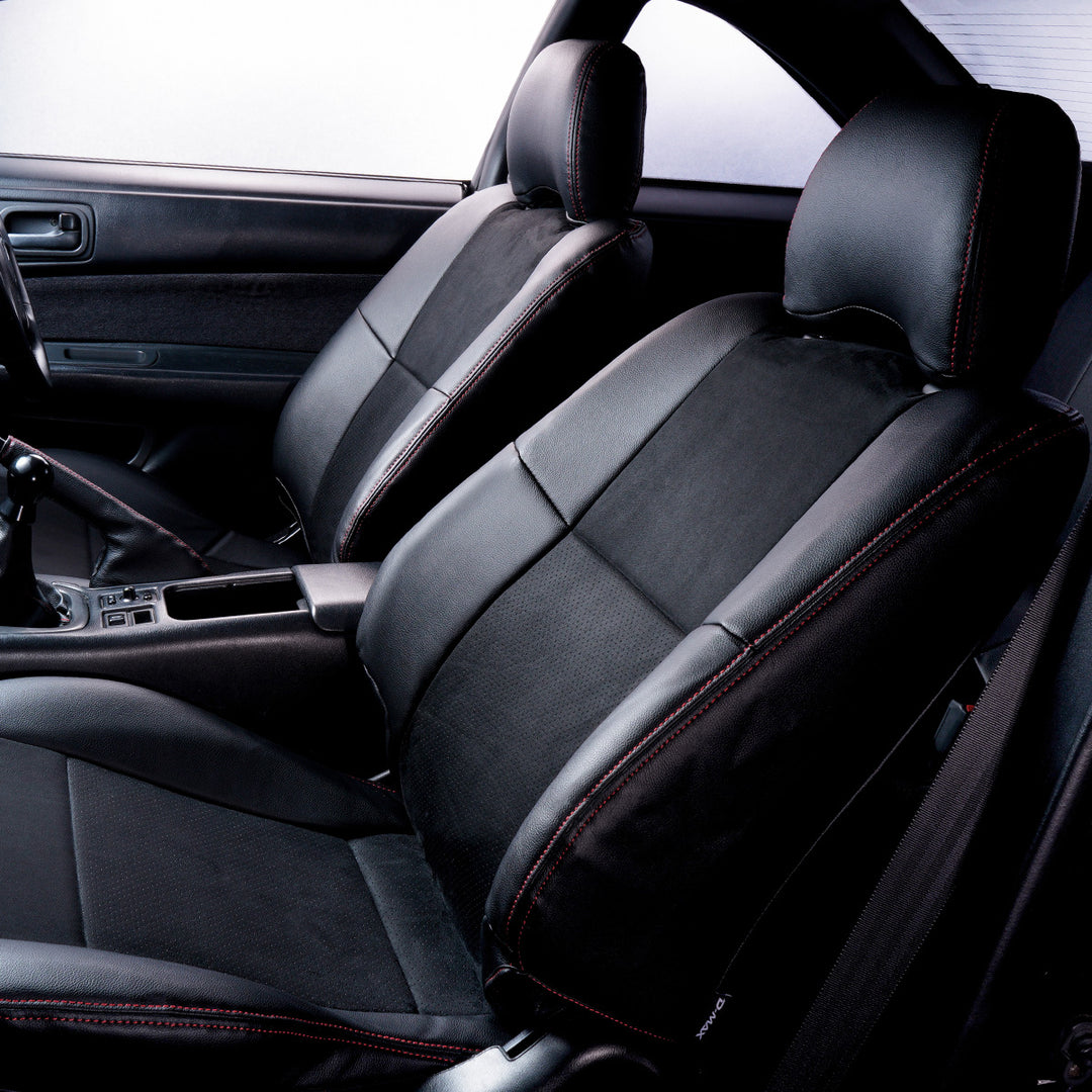D-MAX | Suede-Style Seat Cover Set for Nissan Silvia S14 (240SX)