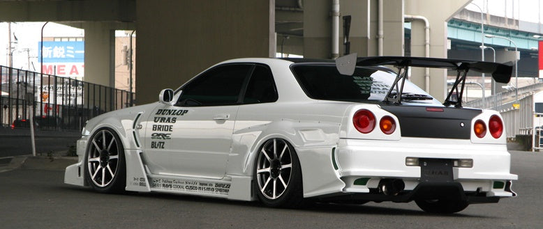 URAS | Type-GT Body Kit for Nissan R34 Skyline 2 Door