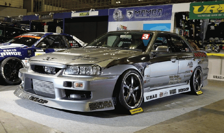 URAS | D1 SPEC2 Body Kit for Nissan Skyline R34 (4-Door)