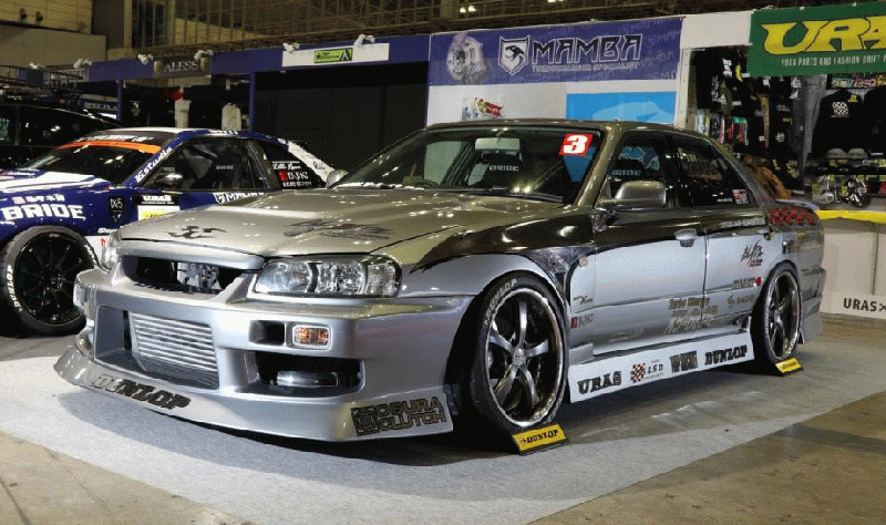 URAS | D1 SPEC2 Body Kit for Nissan Skyline R34 (4-Door) – Parts