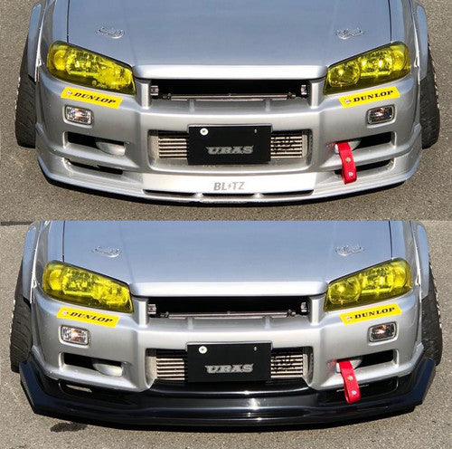 URAS | Type-R Option Front Lip for Nissan R34 Skyline