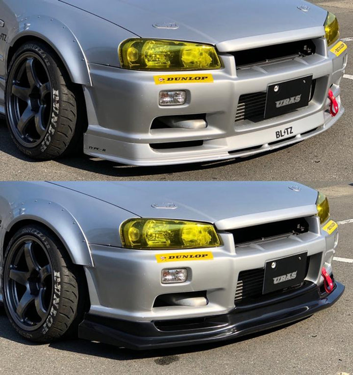 URAS | Type-R Option Front Lip for Nissan R34 Skyline