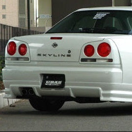 URAS | Type-R Rear Bumper for Nissan R34 Skyline 4 Door