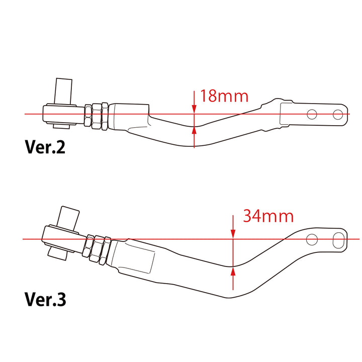 D-MAX | D1SPEC Pillow Tension Rod Offset Type Ver3