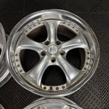 Work VS KF - STAGGERED SET / 5x114.3 / 18x8 +38 & 18x9 +45