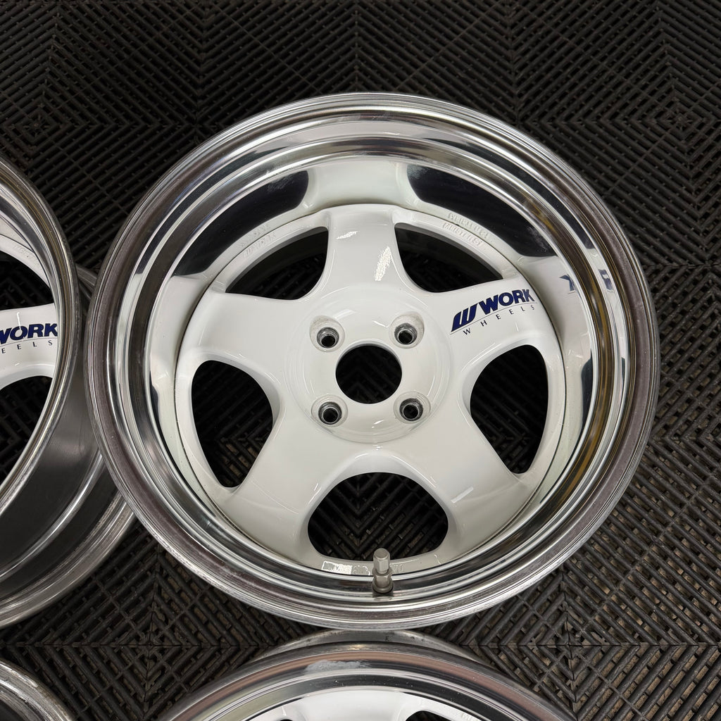 Work Meister S1 / 4x100 / 15x8 +5 & 15x8.5 -8 – Parts From Japan