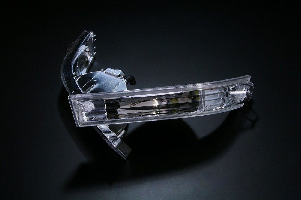 D-MAX | Clear Crystal Front Turn Signal Set for Nissan Silvia S14 Kouki (240SX)