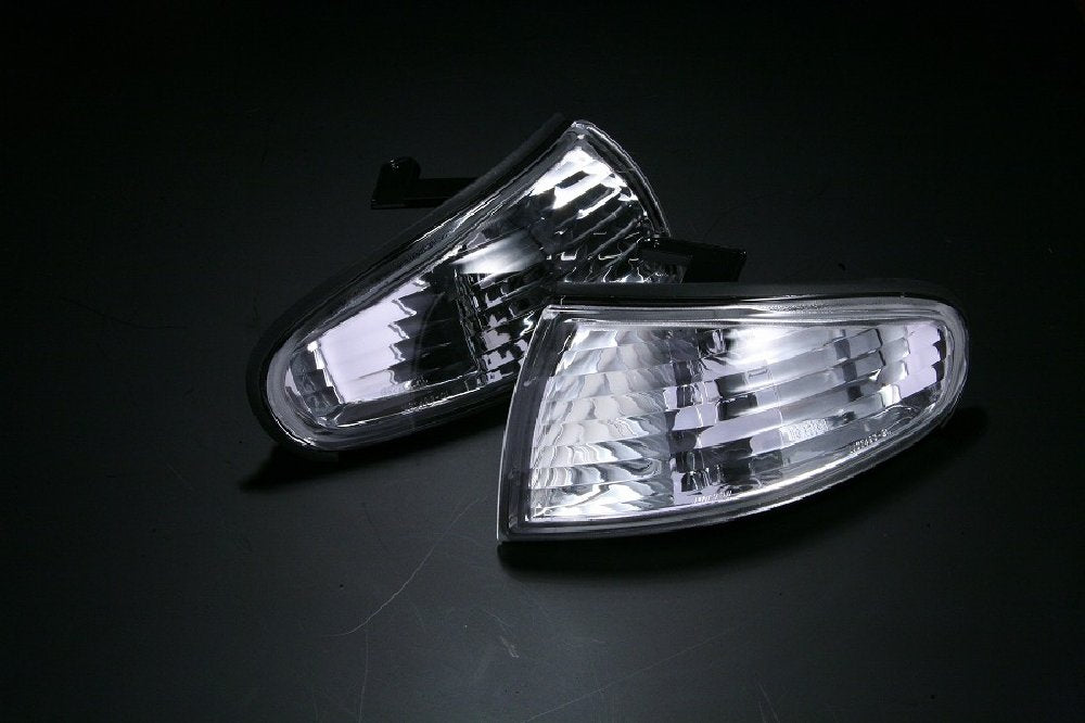 D-MAX | Clear Crystal Corner Light Set for Nissan Silvia S14 Zenki (240SX)