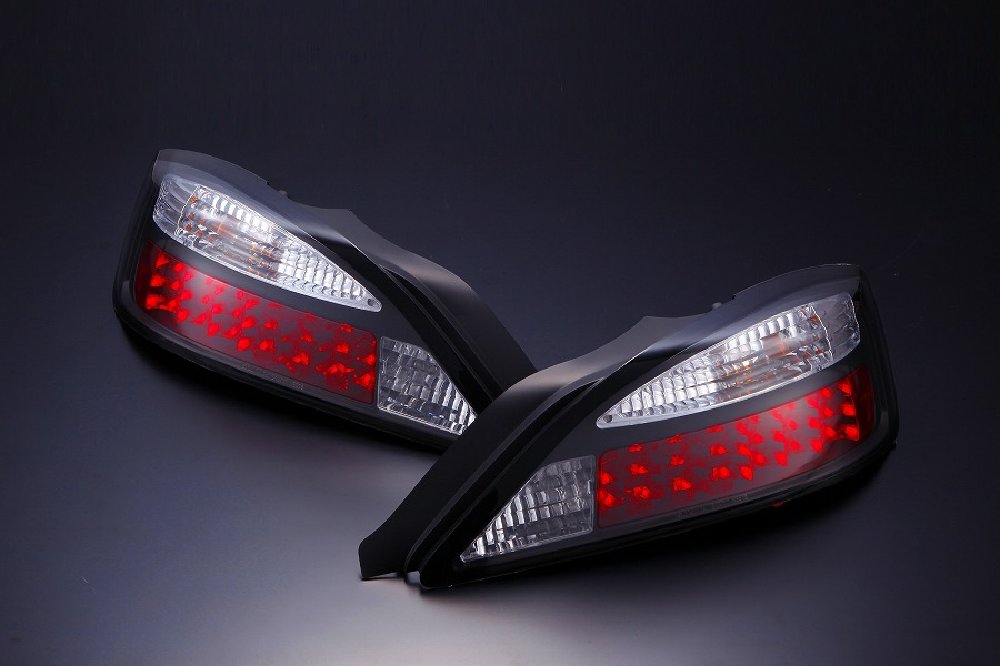 D-MAX | LED Tail Lights - Black for Nissan Silvia S15