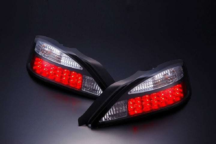 D-MAX | LED Tail Lights - Black for Nissan Silvia S15