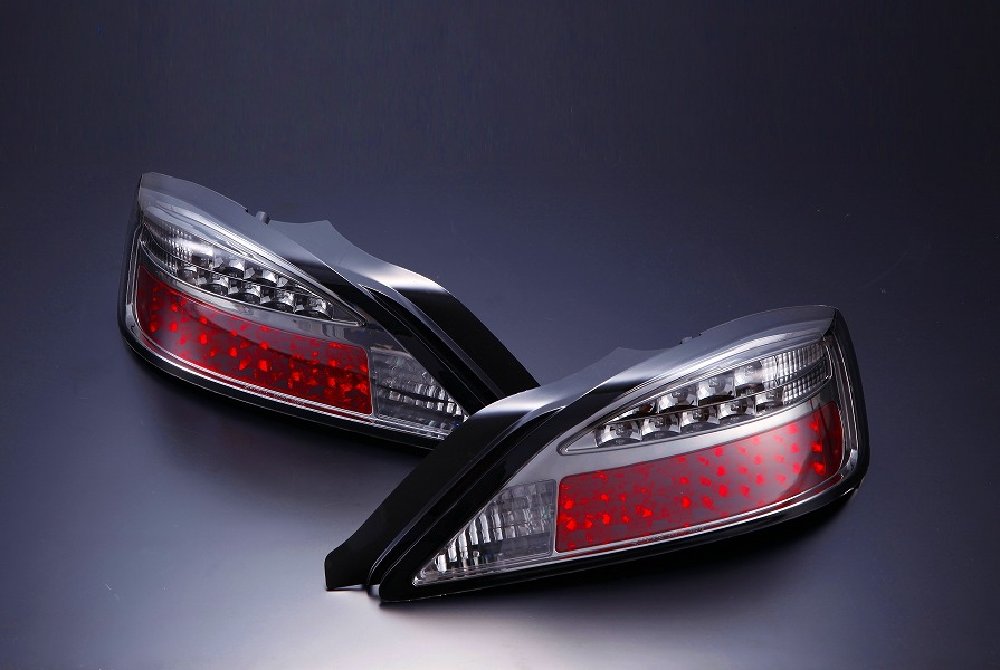 D-MAX | LED Tail Lights with LED Turn Signals - Smoke for Nissan Silvia S15