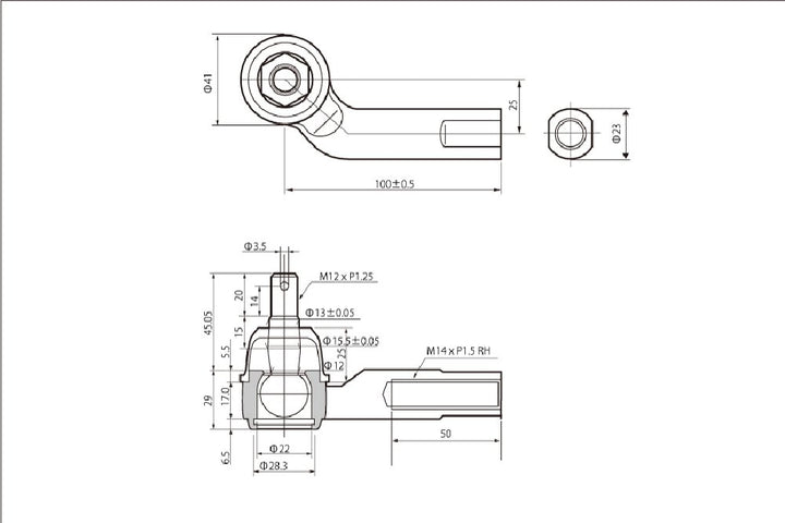 D-MAX D1SPEC | Offset Tie Rod Ends for Nissan S14 / S15