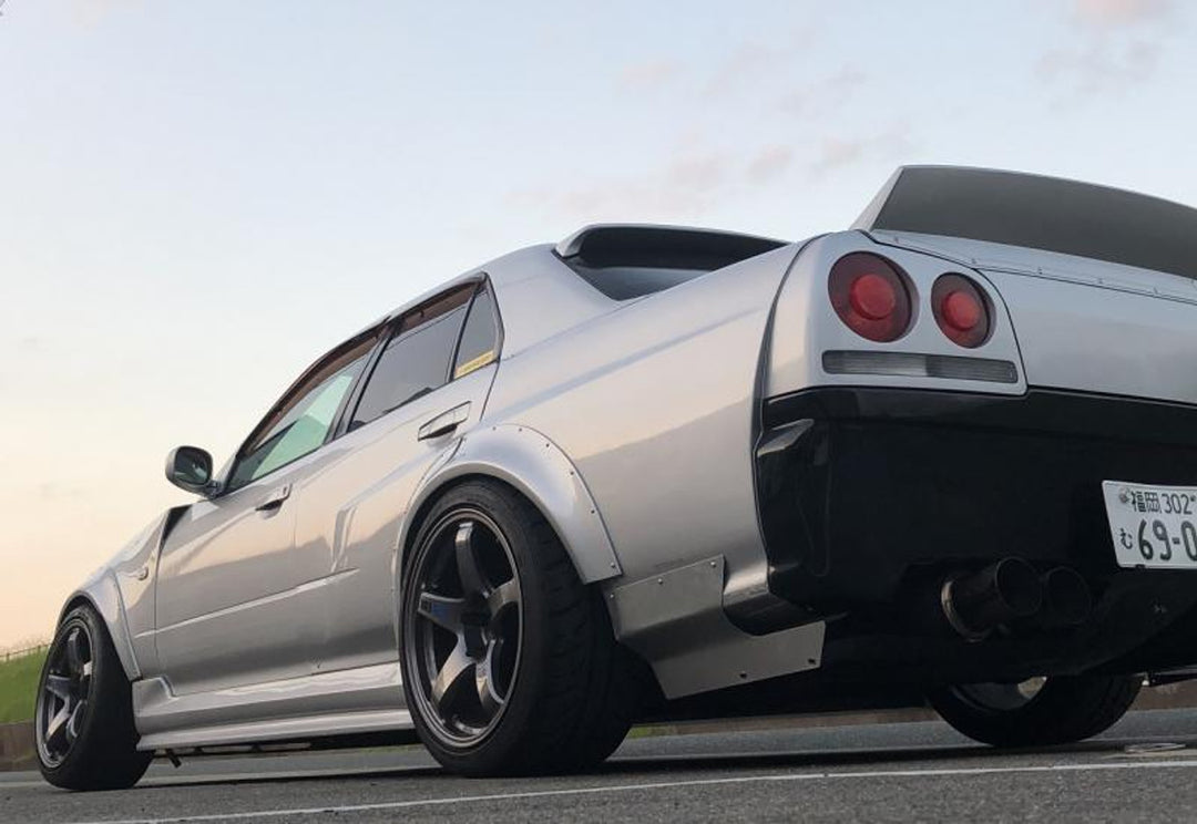 URAS | Back Panel Cover Rear Bumper for Nissan Skyline R34 4 Door