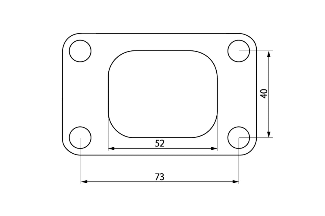 D-MAX | T25 Turbo Flange Metal Gasket