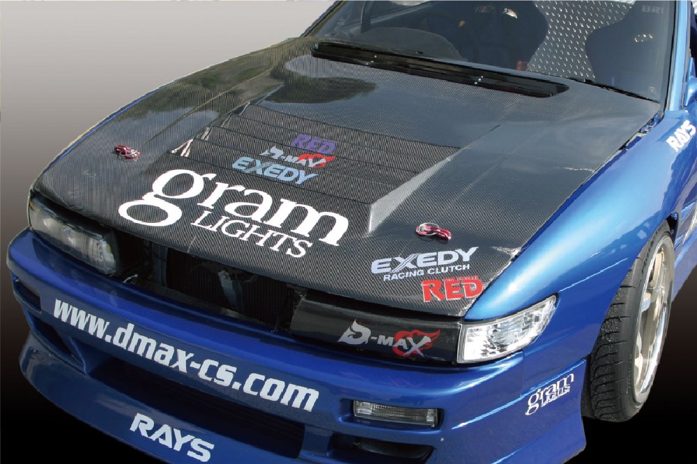 D-MAX | D1SPEC Vented Hood for Nissan Silvia S13