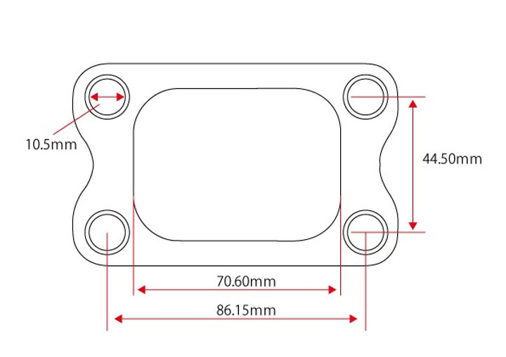 D-MAX | T3 Turbo Flange Metal Gasket